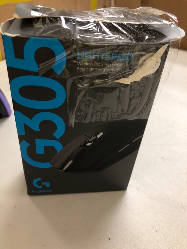 Photo 1 of Logitech G305 LIGHTSPEED Wireless Gaming Mouse, Hero 12K Sensor, 12,000 DPI, Lightweight, 6 Programmable Buttons, 250h Battery Life, On-Board Memory, PC/Mac - Black