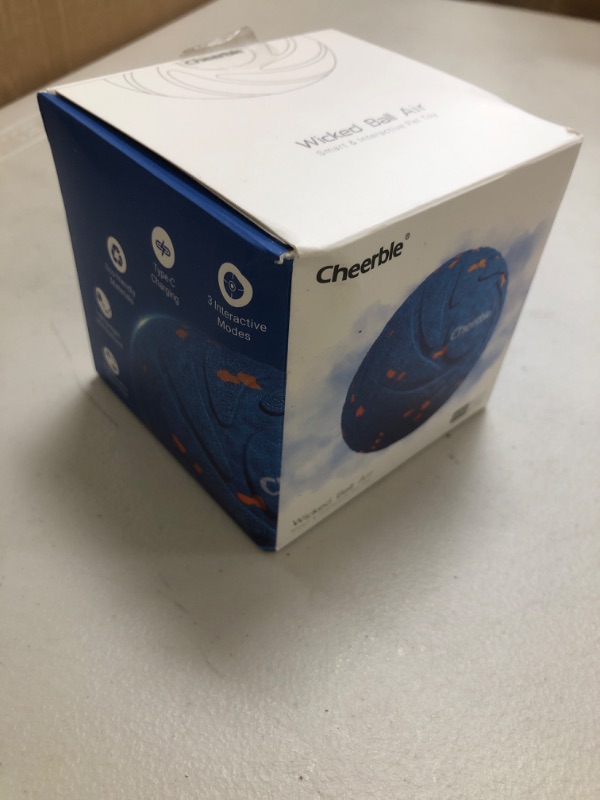 Photo 1 of Cheerble Smart Interactive Dog Toy, Wicked Ball AIR, Automatic Moving, Bouncing, and Rotating, E-TPU Material, IPX7 Waterproof Rating, Active Rolling Ball for Medium and Large Dogs