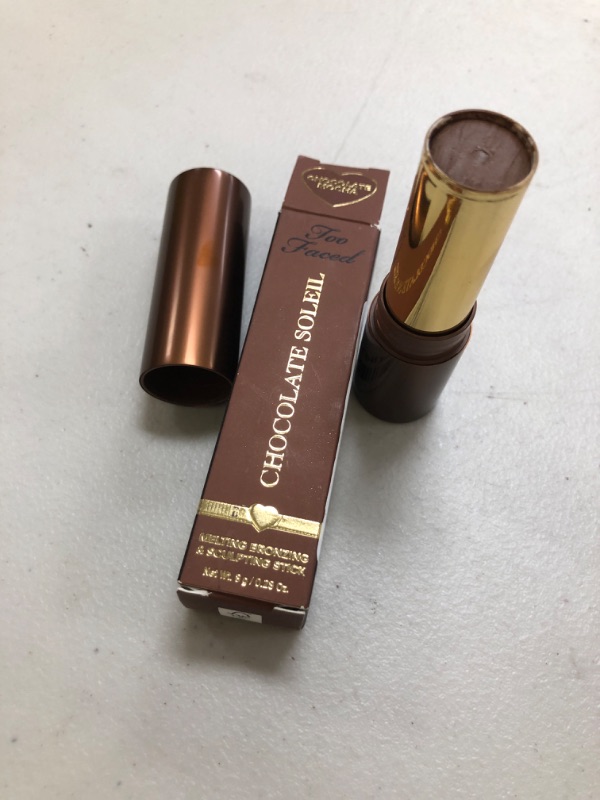 Photo 1 of Too Faced Chocolate Soleil Melting Bronzing & Sculpting Stick | Creamy, Multi-Use, Bronzer Stick | Lightweight, Satin-Finish with Buildable Coverage, 0.28 Ounce, Chocolate Mocha