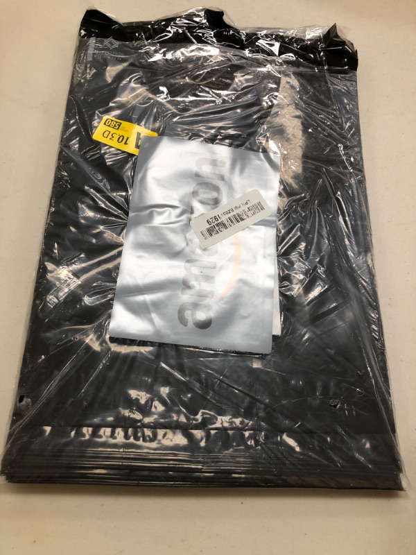 Photo 1 of KKBESTPACK 100 Large Poly Mailers 10x13 Shipping Bags for Small Business – Self Sealing Package Envelopes (10 x 13 Pack of 100, Black)