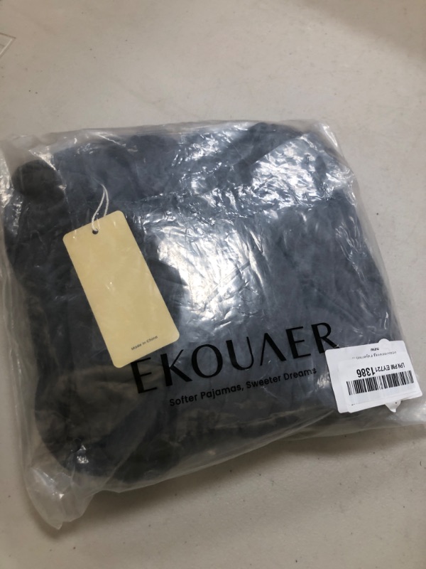 Photo 1 of Ekouaer Maternity Nursing Pajama Sets Labor Delivery Pjs Long Sleeve Breastfeeding Pajamas Pregnancy Sleepwear Set Grey S