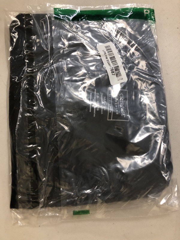 Photo 1 of Cherokee Scrub top for Men V-Neck with 3 Pockets, Knit Details, Soft, Durable, Breathable, 2-Way Stretch Fabric - WW670, XL, Black