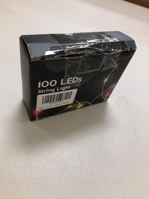 Photo 1 of Plug in Fairy Lights Color Changing - 22 Colors 33FT 100 LED Fairy Lights with Remote,Halloween String Lights Indoor with 12 Lighting Modes, Multicolor Christmas Light for Bedroom Classroom