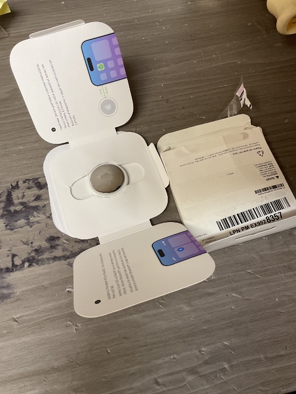 Photo 3 of Apple AirTag. Keep Track of and find Your Keys, Wallet, Luggage, Backpack, and More. Simple one-tap Set up with iPhone or iPad