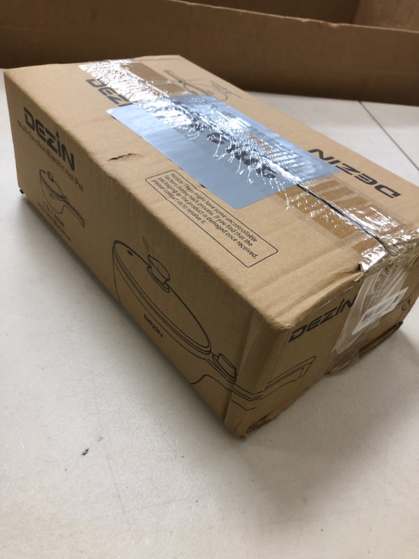 Photo 1 of Dezin Hot Pot Electric Upgraded, Non-Stick Sauté Pan, Rapid Noodles Electric Pot, 1.5L Mini Portable Hot Pot for Steak, Egg, Fried Rice, Ramen, Oatmeal, Soup with Power Adjustment