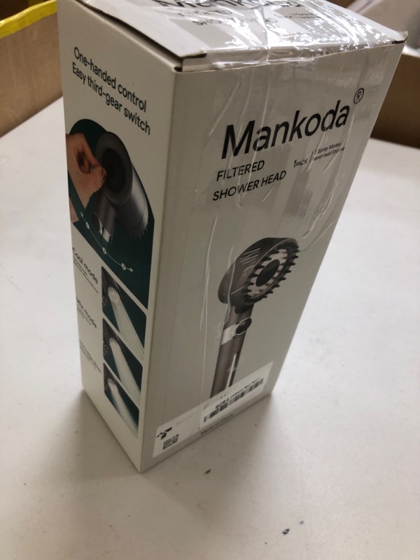 Photo 1 of Filtered Shower Head with Handheld & High Pressure - Ion Drops Shower Head with 75" Stainless Hose for Hard Water | 3 Spray Modes Shower with 10 Replaceable Filters