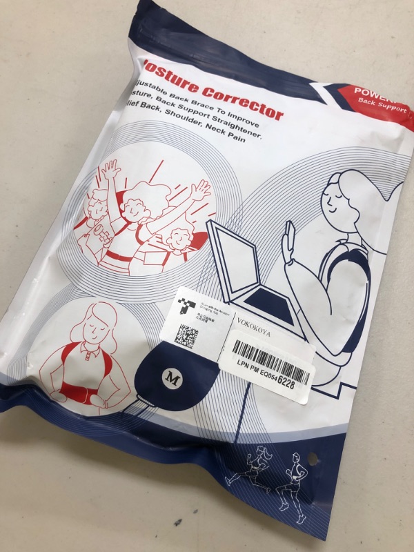 Photo 1 of VOKOKOYA Posture Corrector for Women and Men,Adjustable Shoulder Straightener,Back Support Brace,Upper Spine scoliosis, hunchback