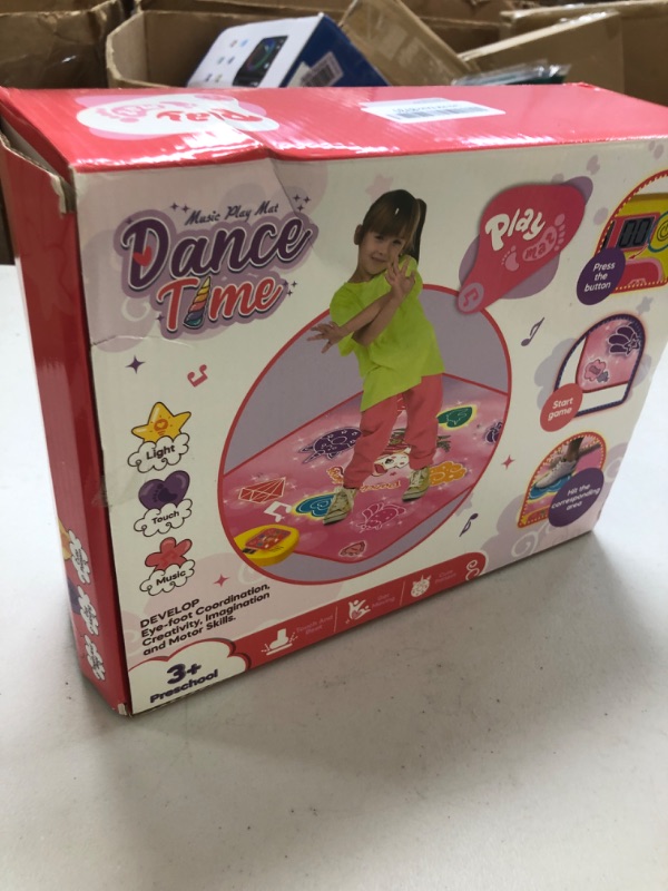 Photo 1 of Diophso Unicorn Dance Mat, Unicorn Toys for Girls Age 4-6, Girls Toys Age 6-8, Adjustable Volume with LED, 6 Game Modes, Electronic Dancing Mat as Christmas Birthday Gift for 3 4 5 6 7 8 9+ Girls