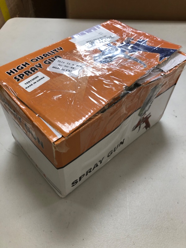 Photo 1 of BANG4BUCK High Performance HVLP Gravity Feed Spray Gun with 1.4mm 1.7mm 2.5mm Fluid Tips, 1000cc Aluminum Cup for Auto Paint, Primer, Clear/Top Coat & Touch-Up