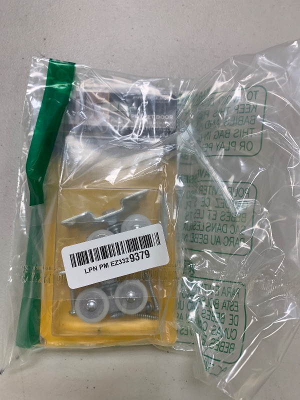 Photo 1 of Prime-Line N 7449 Door Roller Assembly, 7/8 In, Convex, Plastic Tires, Steel Bracket and Ball Bearings (2 Pack), Zinc