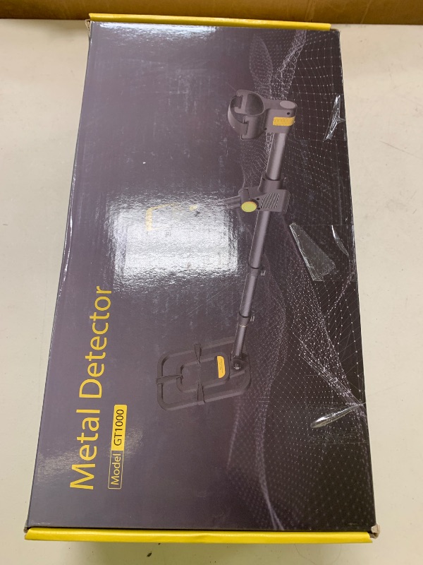 Photo 1 of Metal Detector for Adults Waterproof - 2000mAh Chargeable Professional Cordless Gold Detector with LCD Display, Retractable Foldable Higher Accuracy Metal Detector with 10" IP68 Coil - Orange
