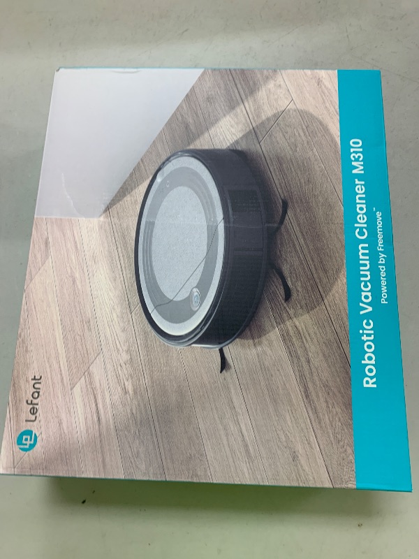 Photo 1 of Lefant M310 Robot Vacuum Cleaner– 4500Pa Suction, Ultra-Slim & Quiet, PreciSense Obstacle Avoidance, WiFi/App/Voice Control, 160-Min Runtime, Self-Charging – Ideal for Pet Hair & Hard Floors (Gray)