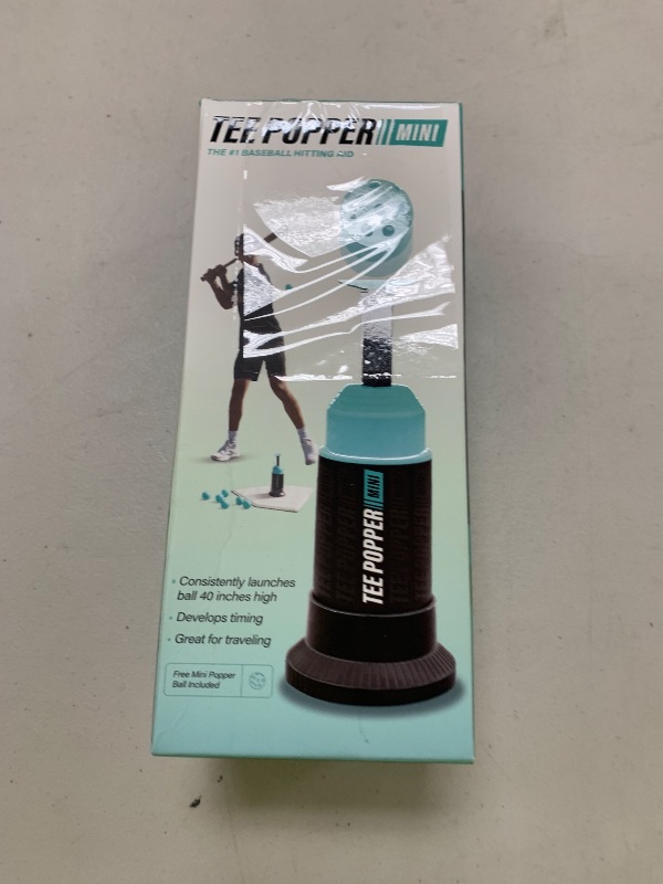 Photo 1 of Bandit Sports Baseball Training Mini Tee Popper, Hitting Tee for Perfect Swings, Batting Machine for Practicing Hitting Without a Pitcher (1 Popper Ball Included)