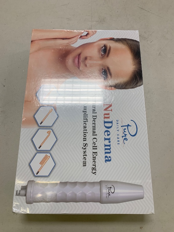 Photo 1 of Pure Daily Care NuDerma Handheld Skin Therapy Wand Machine w/Neon – Anti-Aging - Skin Tightening - Wrinkle Reducing - Dark Circles – Clarifying - Hair & Scalp Stimulator