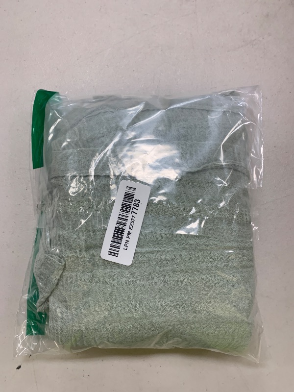Photo 1 of Keketo Sage Green Table Runner Cheesecloth 120 Inch 10 FT Rustic Boho Cheese Cloth Table Runner for Wedding Baby Shower Bridal Shower Sheer Gauze Centerpiece Home Decorations