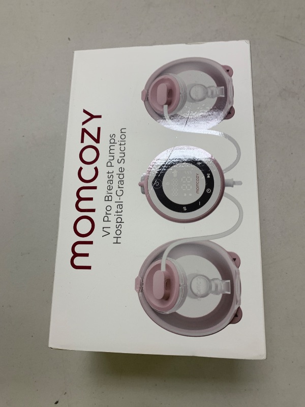 Photo 1 of Momcozy Breast Pump V1 Pro Hospital-Grade, Hands-Free & Portable Wearable Pump, Upgraded Electric Pump with 3 Fine-Tuned Rhythms|15 Levels, Come with Leak-Proof DoubleFit Flange, Cozy Red.