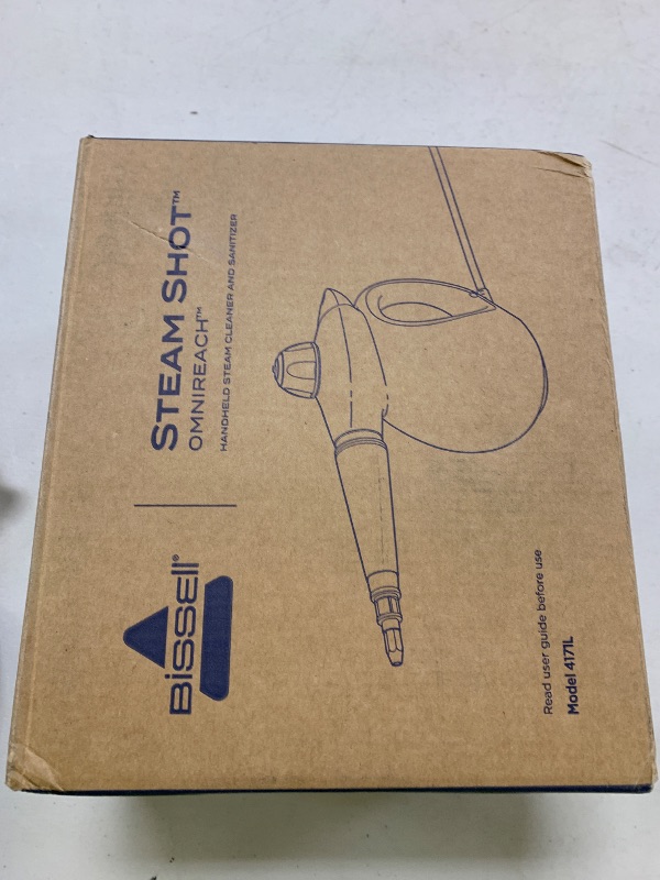 Photo 1 of BISSELL® Steam Shot™ OmniReach handheld portable steam cleaner for tile, grout, windows, bathrooms, kitchens, fabric steaming tool