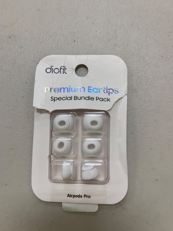 Photo 1 of Premium Multi-Flange Eartips for AirPods Pro 1&2 (S/M/L) – Always Fits, Never Slips