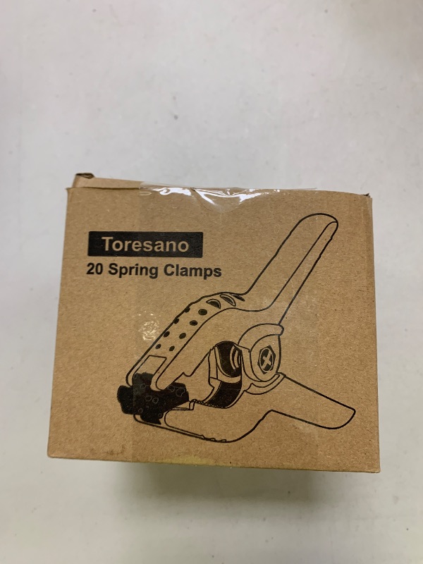 Photo 1 of 20 Packs Spring Clamps, 3.5 inch Spring Clamps Heavy Duty for Crafts and Professional Plastic Spring Clamps for Woodworking, Small Spring Clips Clamps for Backdrop Stand Photography Clamp Toresano