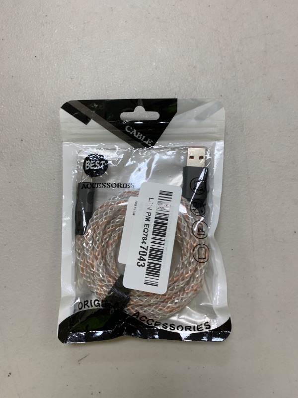 Photo 1 of USB C Cable for iPhone 15 16 Pro Max Plus Carplay, 4.9ft RGB Light Up Gradual USB A to Type C Charger Cord LED Charging Cable for iPhone 15 16, iPad Air, iPad mini, Samsung Galaxy AI S24 S23, LG More