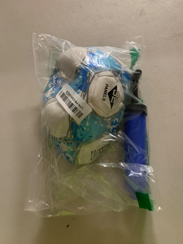 Photo 1 of ABAJI Soccer Ball Size 3 4 5 Practice Training Boys Girls Gift Thicker Leather Anti Exploded Indoor Outdoor Come with Pump Needle