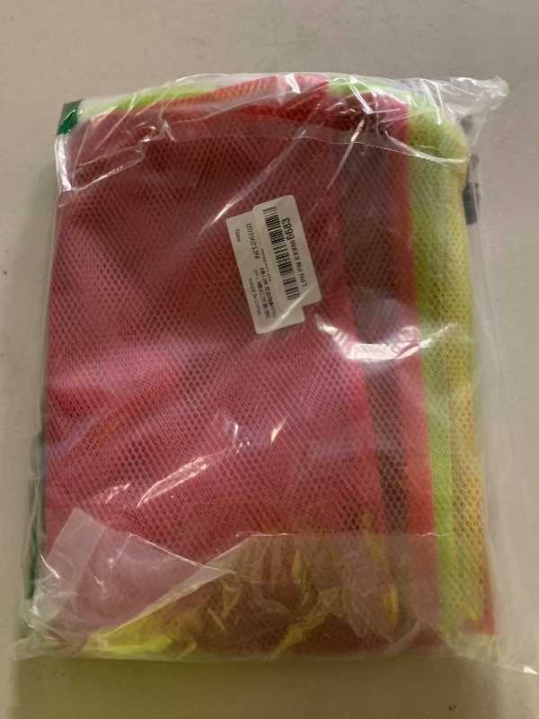 Photo 1 of 12Pcs Mesh Laundry Drawstring Bag,Nylon Drawstring Gym Bag with Cord Lock Closure 18"X24"
