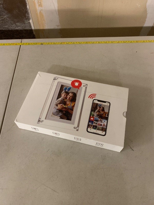 Photo 1 of 7 inch WiFi Digital Picture Frame,Acrylic Smart Digital Photo Frame,32GB Large Capacity HD IPS Touchscreen,Auto-Rotate,Share Photos/Videos Instantly Via Frameo App from Anywhere