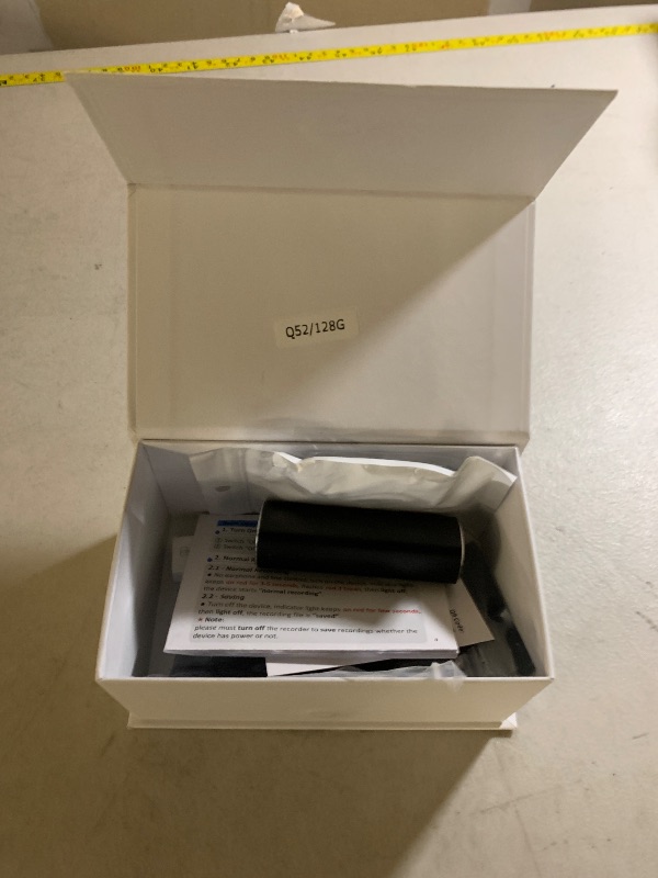 Photo 1 of 128GB (2000 Hours) Long Hours Voice Recorder, Voice Activated Recorder with 500 Hours Continuous Recording, Digital Voice Recorder for Lectures Meeting, Compatible with Phone/Computer