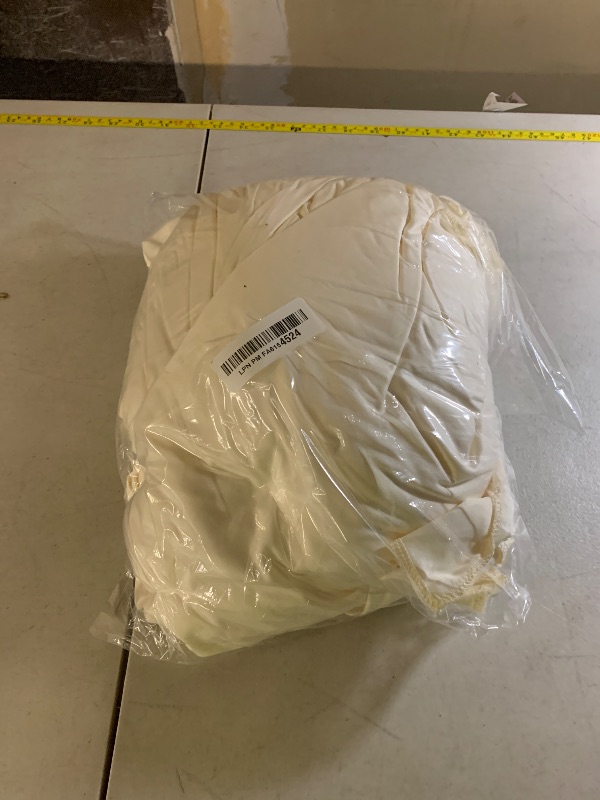 Photo 1 of 10x10ft Wrinkle Free Ivory Backdrop Curtain for Parties Soft Fabric Drapes Wedding Ivory Curtain Backdrop for Birthday Party Decorations Background for Photography 5x10ft,2 Panels