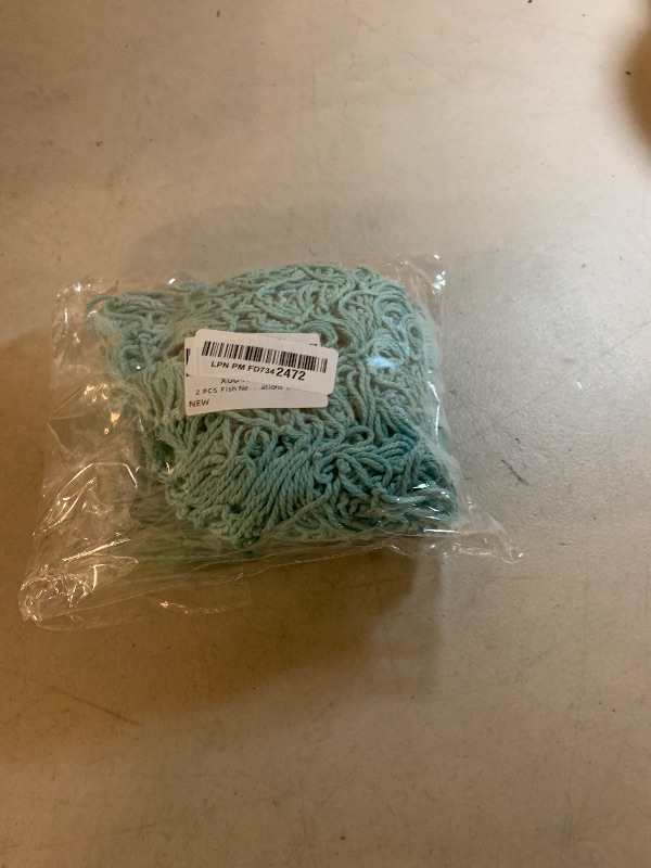 Photo 1 of 2 PCS Fish Net Decorations, 80 x 40 Inch, Ocean Themed Party Decor Beach, Nautical Wall Hanging Fishing Net for Coastal Bedroom, Bathroom, or Under The Sea Party Decorations (Aqua)