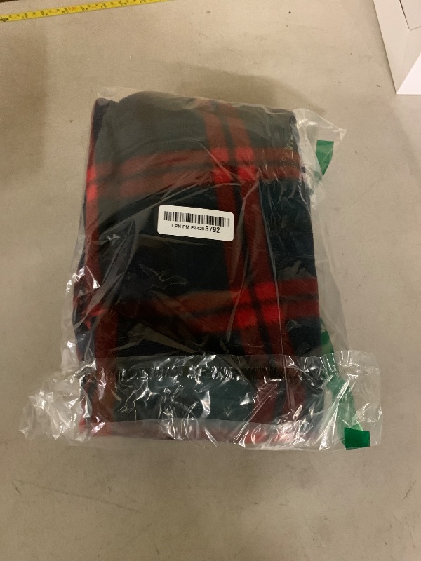 Photo 1 of 50x60 Throw Blankets, Plaid Fleece Throw Blankets for Bedroom, Couch, Livingroom, Chair, Pets, Outdoors