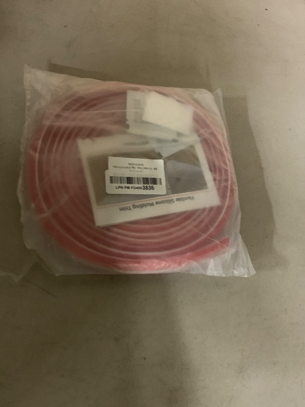 Photo 1 of 19.6' Flexible Quarter Round Molding, Peel and Stick Shoe Molding Baseboard,Selfadhesive Corner Trim for Wall Floor Edge, Bendable Rubber Trim for Stair,Countertop,Backsplash, Bathroom Bathtub (White)