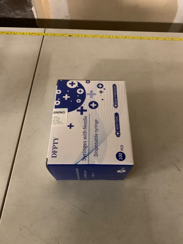 Photo 1 of 3ml Syring with Needle,25G 1 Inch Needle,100 Pack individually packaged