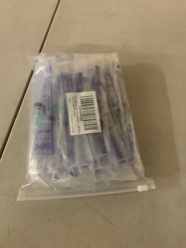 Photo 1 of 5ml Syring with Needle,21G 1.5 Inch Needle,25 Pack individually packaged