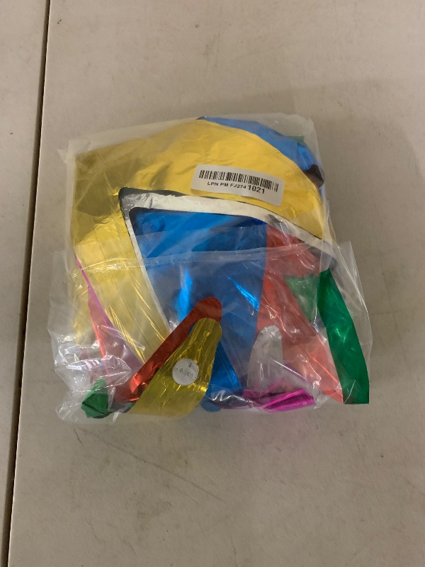 Photo 1 of 14pcs Colorful Star Balloons, 22/10 Inch Assorted Colors Rainbow Star Foil Balloon, for Kids Boy Girl Birthday Graduation Anniversary Wedding Disco Baby Shower Party Decorations