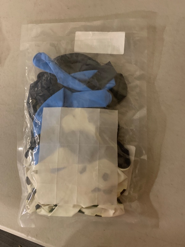 Photo 1 of 30pcs Soccer Balloon Blue Black,Soccer Print Balloon Set,Football Birthday Decorations 12 Inch for Boys Kids Football Sport Theme Party Decorations