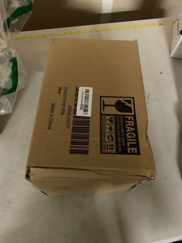 Photo 1 of 4 Inch Dryer Vent Cover Outside,Dryer Vent Cover Outdoor Exterior Vent Cover Wall Vent Dryer Exhaust Vent Cover Cap,Hooded Wall Vent with Screen & Damper for Dryer Duct AC HVAC,Galvanized Steel,White