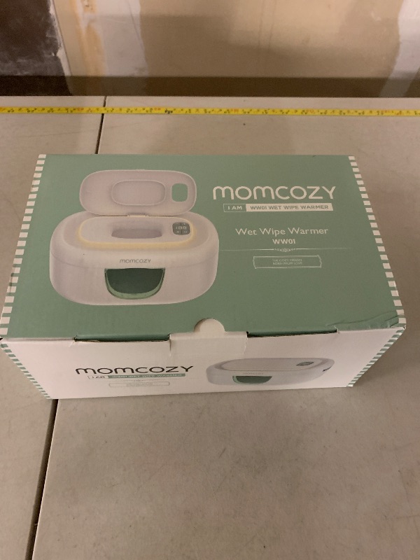 Photo 1 of Momcozy Baby Wipe Warmer, Innovative Spring Design, Large Capacity Wipes Dispenser, Fast and Even Heating, 4 Modes of Temperature Heating Control, Diaper Wipe Warmer with Night Light