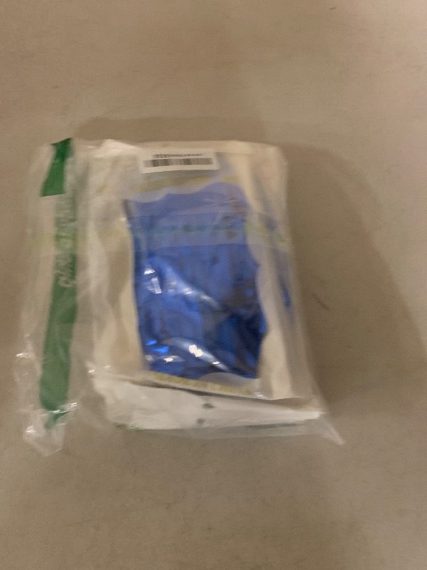 Photo 1 of 4 Pack 3.3Ft x 6.6Ft Blue Foil Fringe Curtain Backdrop, Metallic Tinsel Foil Fringe Streamers Curtains Background for Photo Booth, Birthday, Wedding, Halloween, Christmas Party Decoration