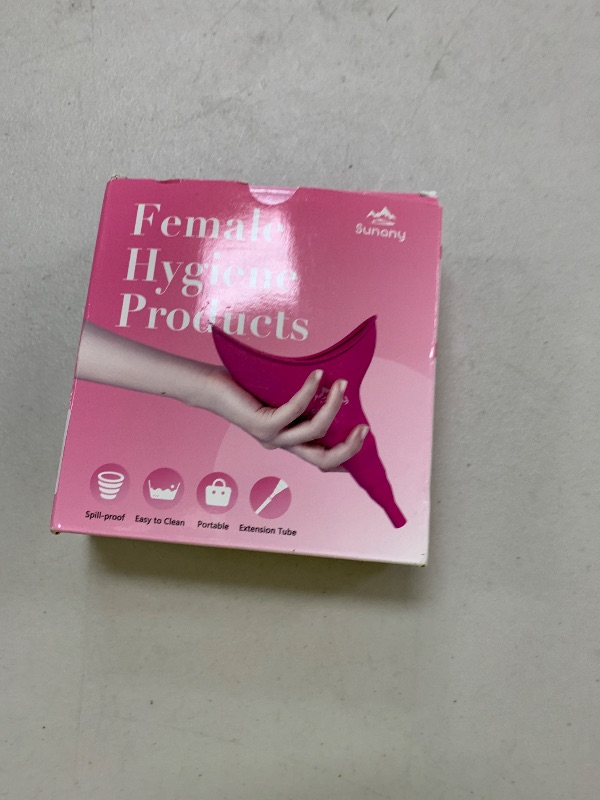 Photo 1 of Female Urinal, Reusable Silicone Foolproof Women Pee Funnel Allows Women to Pee Standing Up,Women's Urinal is The Perfect Companion for Indoor Use(Blue)