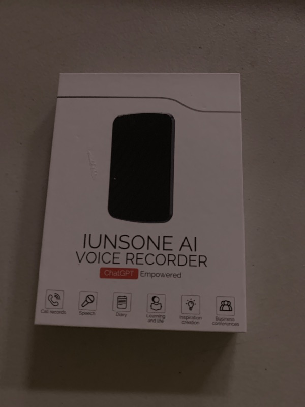 Photo 1 of AI Voice Recorder,Note Voice Recorder with Transcribe Summarize ? Two-Way Translation,112 Languages,App Control,64GB Memory,Suitable for Lectures,Meetings,Calls,International Exchange