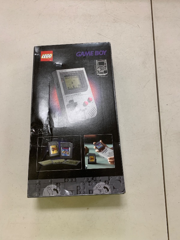 Photo 1 of LEGO Super Mario Game Boy - Retro Building Sets for Adults, Ages 18+ - Collectible Model with Game Paks and Display Stand - Birthday Gifts for Men & Women - 72046