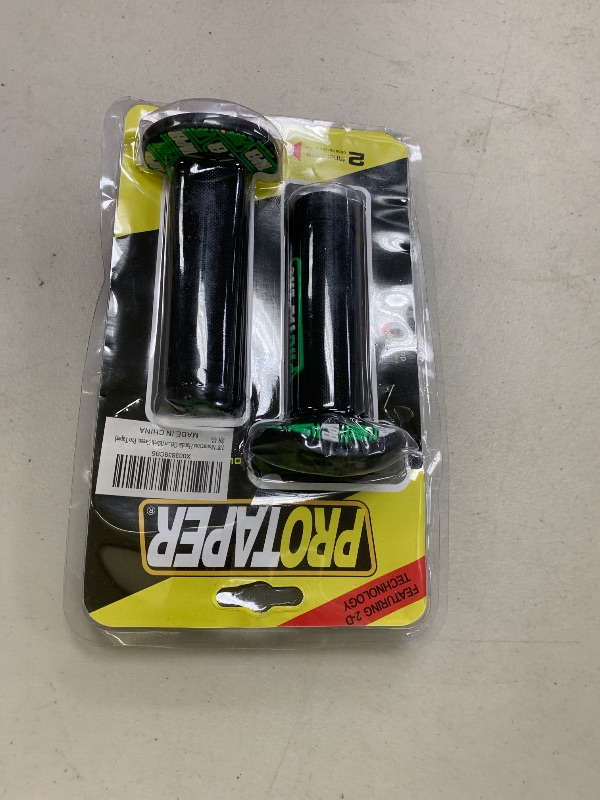 Photo 1 of 7/8" Motorcross Handle Grips Dirt Bike 22mm 24mm Truster Grips Motorcycle Ergonomic Bar End Non Slip Grip Gel Gep Scooter Cruiser Racing Mountain (Black Green, Pro Taper)