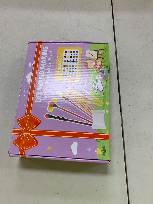 Photo 1 of Col-Pary Magic Wand Making Kit, DIY Craft Painting Set,DIY Wand Making for Halloween Supplies,Kids Gift,Wizard Cosplay Birthday Party Decor,School Rewards,Student Activities-51pcs in All