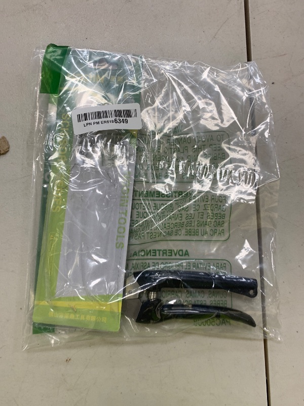 Photo 1 of Garden Scissors for Plant, Tip Pruning Shears for Cutting Flowers, Trimming Plants, Bonsai and Fruits Picking (Black Bypass Blade Pruner)