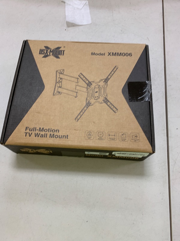 Photo 1 of USX MOUNT UL Listed Full Motion TV Mount, Swivel Articulating Tilt TV Wall Mount for 26-65 Inch LED, 4K, Wall Mount Bracket with VESA 400x400mm Up to 77lbs, Perfect Center Design -XMM006-1