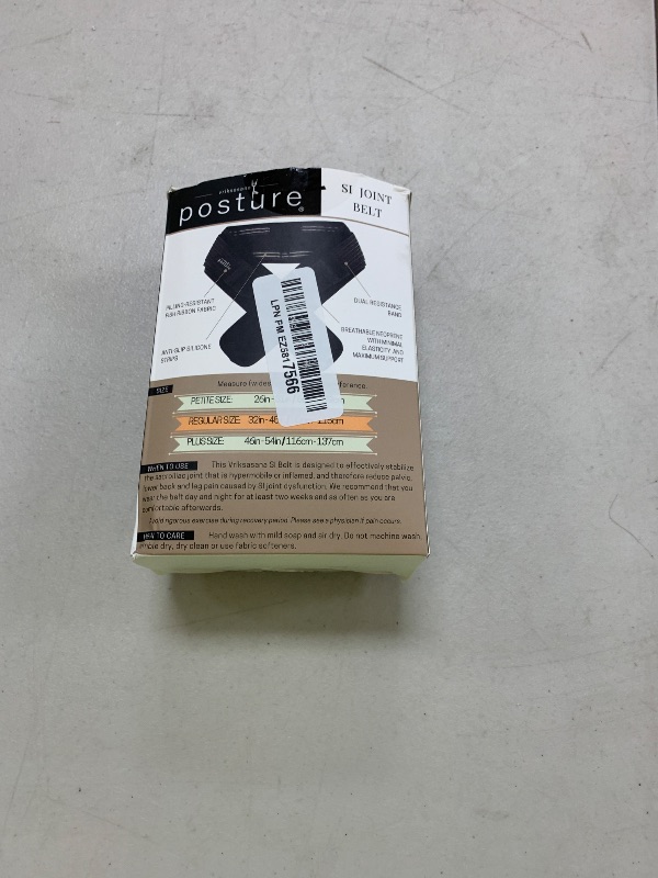 Photo 1 of Vriksasana Posture Sacroiliac Hip Belt for Women and Men That Alleviates Sciatic, Pelvic, Lower Back, Leg and Sacral Nerve Pain Caused by Si Joint Dysfunction| Trochanter Brace (Regular, Black)