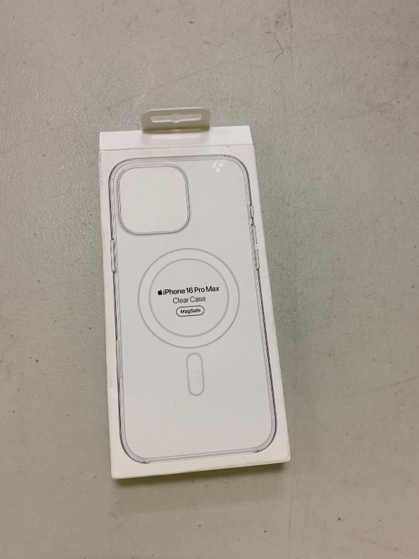 Photo 1 of Apple iPhone 16 Pro Max Clear Case with MagSafe and Camera Control: Lightweight Phone Case, Wireless Charging Compatible, Smooth Glossy Finish