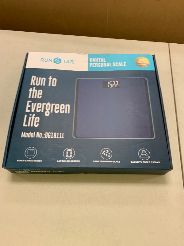 Photo 1 of 550lb Bathroom Digital Scale for Body Weight with Ultra-Wide Platform and Large LCD Display, Accurate High Precision Scale with Extra-High Capacity