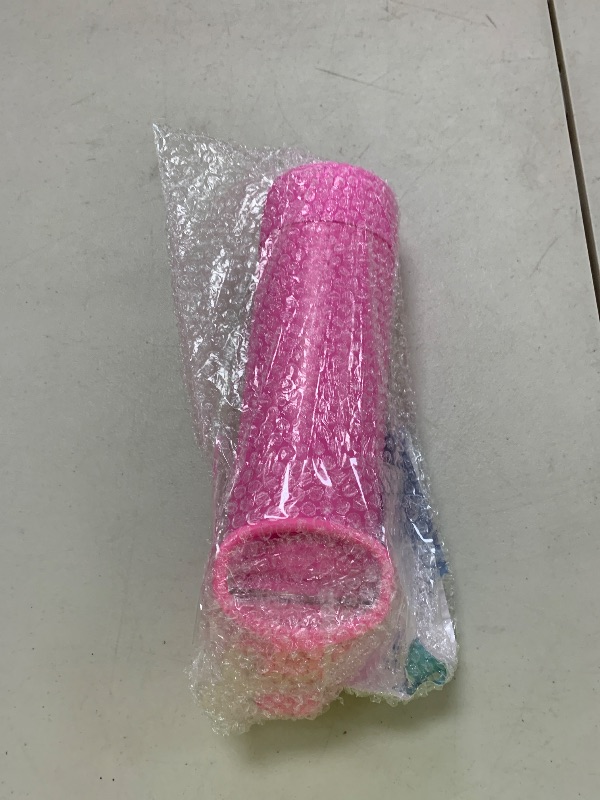 Photo 1 of ThermoFlask 24 oz Double Wall Vacuum Insulated Stainless Steel Water Bottle with Spout Lid, Shocking Pink